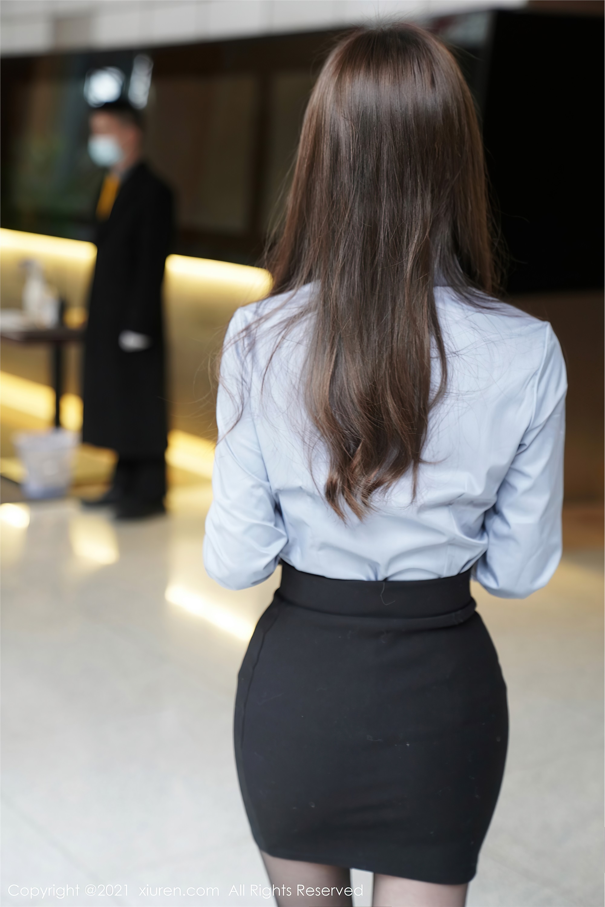 XiuRen秀人网  2021.03.10 No.3187 周于希Sandy 制服 黑丝